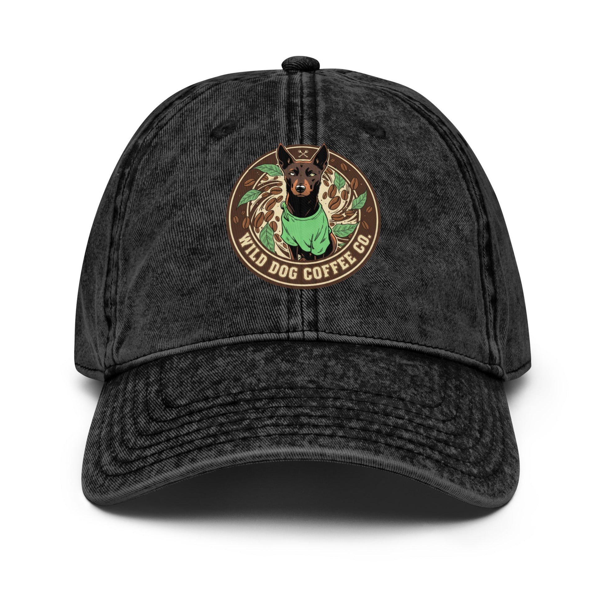 Vintage Cotton Twill Cap – coffee or tea by Wild Dog Coffee Co Vintage Cotton Twill Cap by Wild Dog Coffee Co.