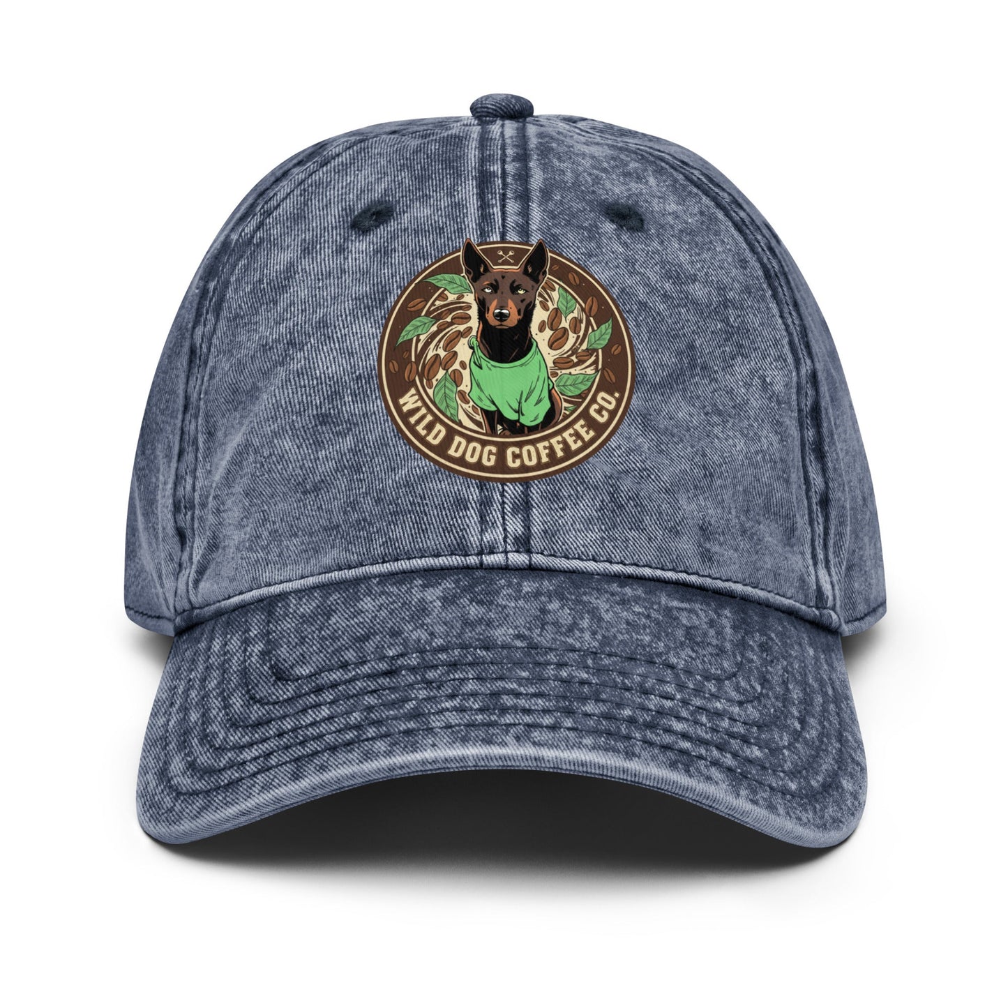Vintage Cotton Twill Cap – coffee or tea by Wild Dog Coffee Co Vintage Cotton Twill Cap by Wild Dog Coffee Co.