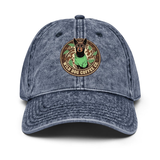 Vintage Cotton Twill Cap – coffee or tea by Wild Dog Coffee Co Vintage Cotton Twill Cap by Wild Dog Coffee Co.